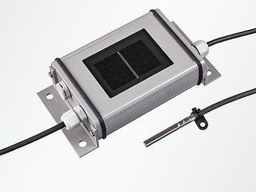 Solare Bestrahlungsstärkesensor mit Umgebungstemperatursensor als Referenzzelle für das PV-Monitoring